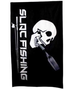 SLAC Skull Flag - Vertical