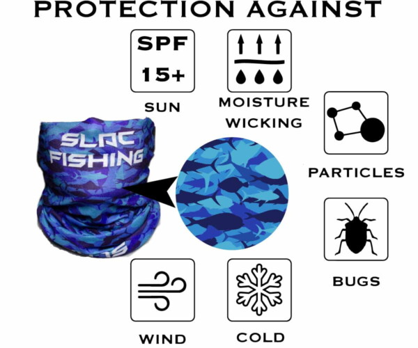 SLAC Fishing Camo Sun Shield