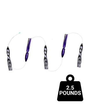 Purple/Black 4-0 Heavy Squid Daisy Chain